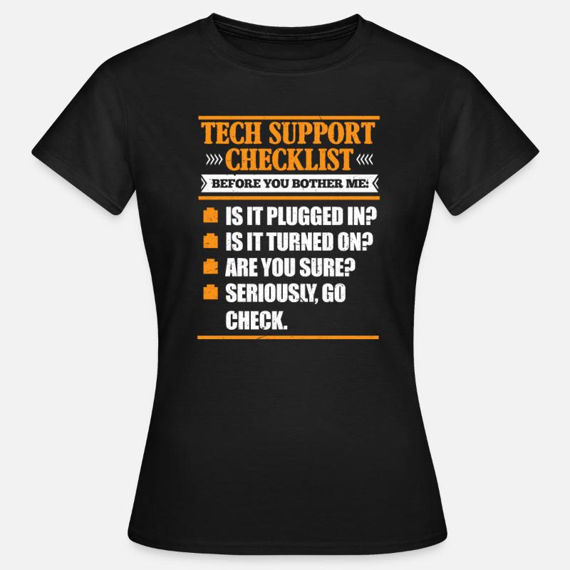 Technical support - Women's T-Shirt - black
