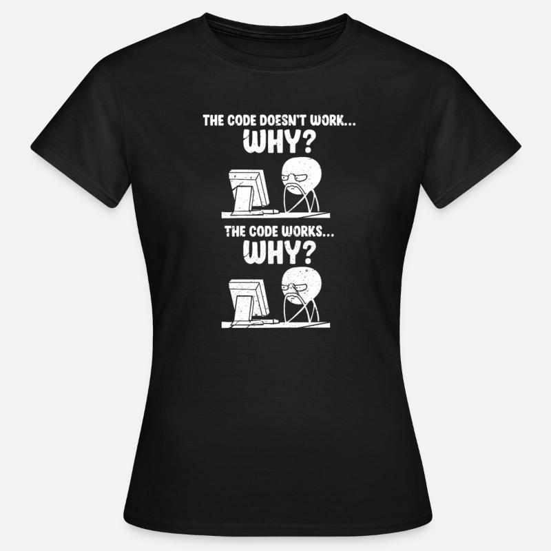 Programmierer - Frauen T-Shirt - Schwarz