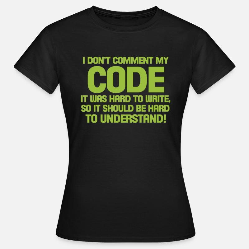 programmeur - T-shirt Femme - noir