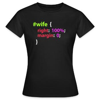 programmeur - T-shirt Femme - noir - Devant - AI Model Female 172 dark (172cm)