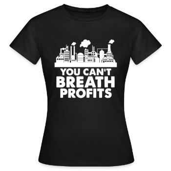 Umweltschutz - Frauen T-Shirt - Schwarz - Vorne - AI Model Female 172 dark (172cm)