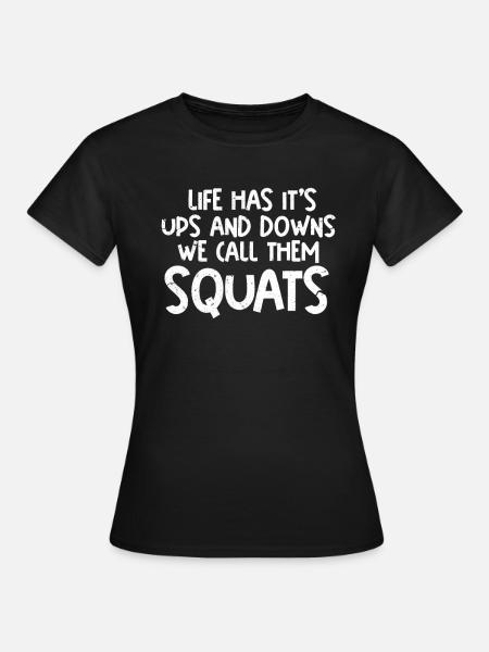 Fitness - Frauen T-Shirt - Schwarz