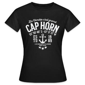 Worldtour-Regatta-Coul - Frauen T-Shirt - Schwarz - Vorne - AI Model Female 172 dark (172cm)