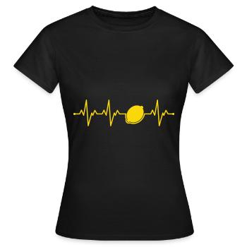 Citron - T-shirt Femme - noir - Devant - AI Model Female 172 dark (172cm)