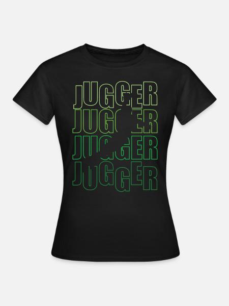 Funny Sport Jugger - Frauen T-Shirt - Schwarz