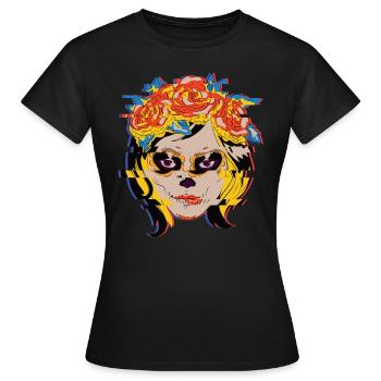 Day Of The Dead - Frauen T-Shirt - Schwarz - Vorne - AI Model Female 172 dark (172cm)