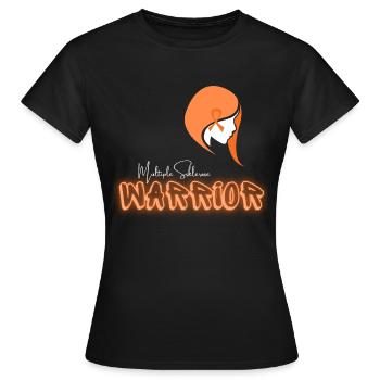 Warrior - T-shirt Femme - noir - Devant - AI Model Female 172 dark (172cm)