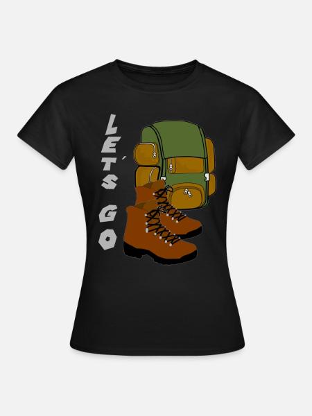 Let s go migrer - T-shirt Femme - noir