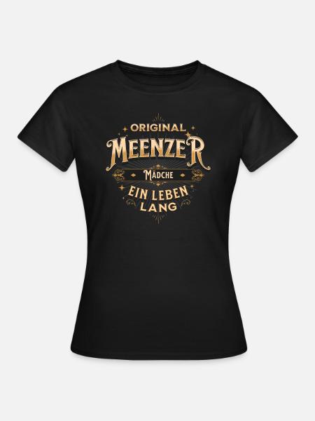 Mainz Meenzer Mädche - Frauen T-Shirt - Schwarz