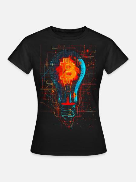 BTC Bulblight - Frauen T-Shirt - Schwarz