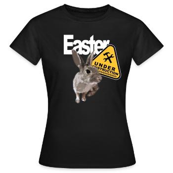 Ostern - Frauen T-Shirt - Schwarz - Vorne - AI Model Female 172 dark (172cm)