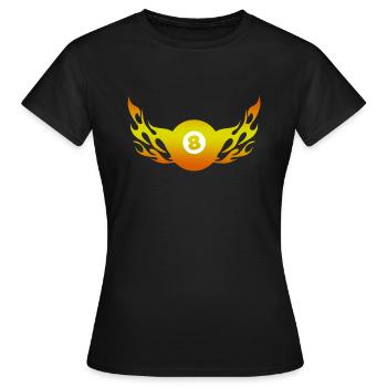 Billard Billard Billard Billard - T-shirt Femme - noir - Devant - AI Model Female 172 dark (172cm)