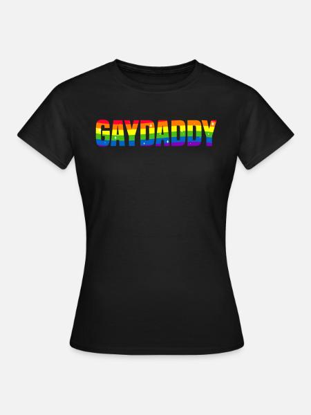 Papi Gay Papi Gay Orgullo Gay - Camiseta mujer - negro