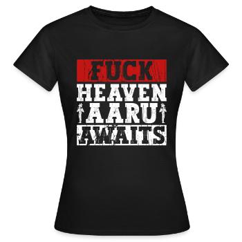 Fuck Heaven Aaru vous attend - Mythologie égyptienne - T-shirt Femme - noir - Devant - AI Model Female 172 dark (172cm)