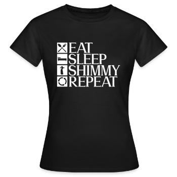 Danse du ventre Danseuse du ventre Danse Danseur Cadeau - T-shirt Femme - noir - Devant - AI Model Female 172 dark (172cm)