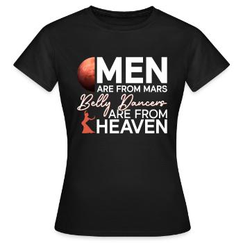 Danse du ventre Danseuse du ventre Danse Danseur Cadeau - T-shirt Femme - noir - Devant - AI Model Female 172 dark (172cm)