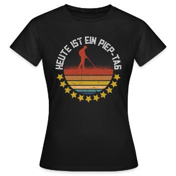 Heute Ist Ein Piep-Tag - Metalldetektor - Frauen T-Shirt - Schwarz - Vorne - AI Model Female 172 dark (172cm)
