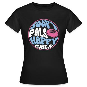 savon fabrication savon savonnière savonnerie savon chaudière - T-shirt Femme - noir - Devant - AI Model Female 172 dark (172cm)