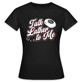 savon fabrication savon savonnière savonnerie savon chaudière - T-shirt Femme - noir - Devant - AI Model Female 172 dark (172cm)