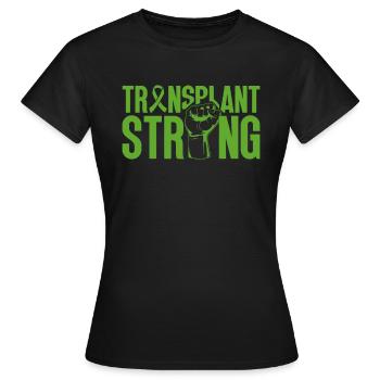 Don d’organes Greffe d’organes Don d’organes - T-shirt Femme - noir - Devant - AI Model Female 172 dark (172cm)