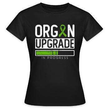 Don d’organes Greffe d’organes Don d’organes - T-shirt Femme - noir - Devant - AI Model Female 172 dark (172cm)