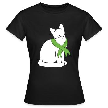 Don d’organes Greffe d’organes Don d’organes - T-shirt Femme - noir - Devant - AI Model Female 172 dark (172cm)