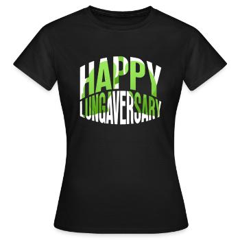 Greffe d’organe par fente de donneur d’organes - T-shirt Femme - noir - Devant - AI Model Female 172 dark (172cm)