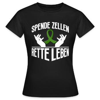 Stem Cells Stem Cell Therapy Stem Cell Donation - Women's T-Shirt - black - Front - AI Model Female 172 dark (172cm)