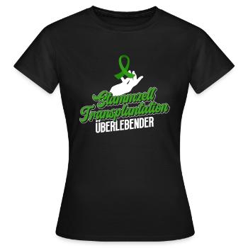 Cellules souches Thérapie par cellules souches Don de cellules souches - T-shirt Femme - noir - Devant - AI Model Female 172 dark (172cm)