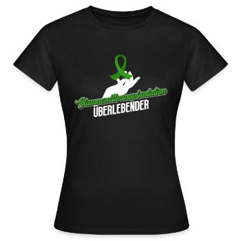 Cellules souches Thérapie par cellules souches Don de cellules souches - T-shirt Femme - noir - Devant - AI Model Female 172 dark (172cm)