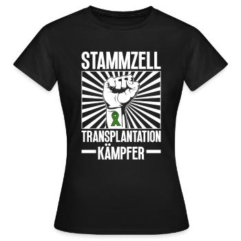 Cellules souches Thérapie par cellules souches Don de cellules souches - T-shirt Femme - noir - Devant - AI Model Female 172 dark (172cm)