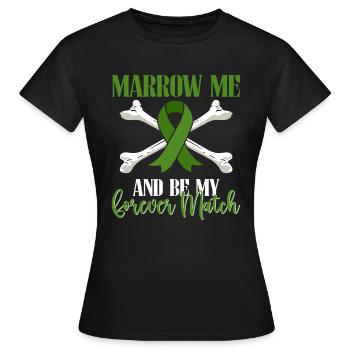 Greffe de cellules souches Donneur de cellules souches Cellule souche - T-shirt Femme - noir - Devant - AI Model Female 172 dark (172cm)