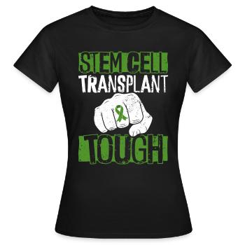Greffe de cellules souches Donneur de cellules souches Cellule souche - T-shirt Femme - noir - Devant - AI Model Female 172 dark (172cm)