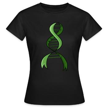 Greffe de cellules souches Donneur de cellules souches Cellule souche - T-shirt Femme - noir - Devant - AI Model Female 172 dark (172cm)