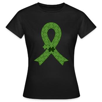 Greffe de cellules souches Donneur de cellules souches Cellule souche - T-shirt Femme - noir - Devant - AI Model Female 172 dark (172cm)