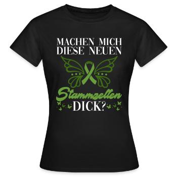 Cellules souches Thérapie par cellules souches Don de cellules souches - T-shirt Femme - noir - Devant - AI Model Female 172 dark (172cm)