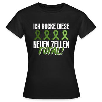 Cellules souches Thérapie par cellules souches Don de cellules souches - T-shirt Femme - noir - Devant - AI Model Female 172 dark (172cm)