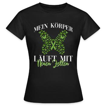 Cellules souches Thérapie par cellules souches Don de cellules souches - T-shirt Femme - noir - Devant - AI Model Female 172 dark (172cm)