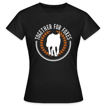 Accessoires de chasse anti-renards - T-shirt Femme - noir - Devant - AI Model Female 172 dark (172cm)
