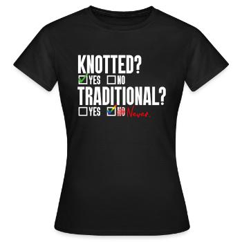 Gay Pride Hochzeit Homo-Ehe - Frauen T-Shirt - Schwarz - Vorne - AI Model Female 172 dark (172cm)