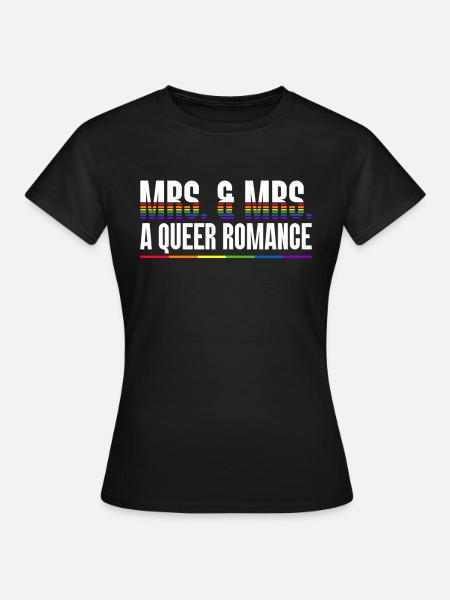 Gay Pride 2026 Hochzeit Homo-Ehe - Frauen T-Shirt - Schwarz