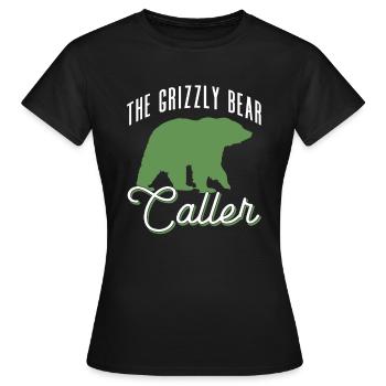 Grizzly Ours brun Ours brun - T-shirt Femme - noir - Devant - AI Model Female 172 dark (172cm)