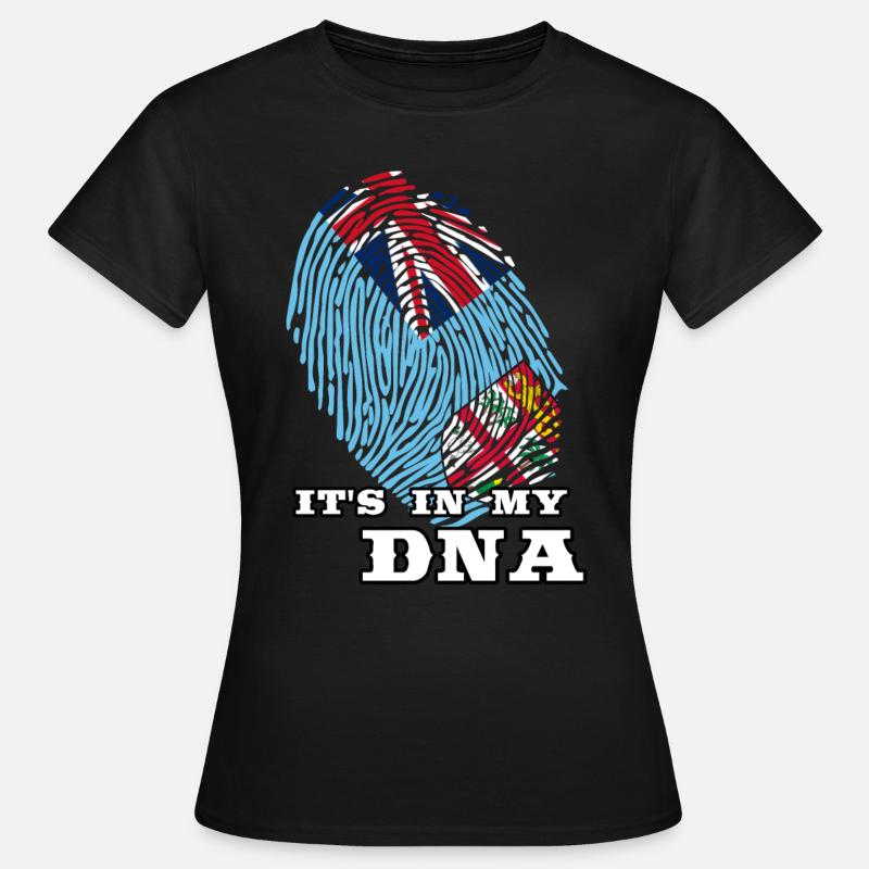 Fidji - C'est dans mon ADN - T-shirt Femme - noir