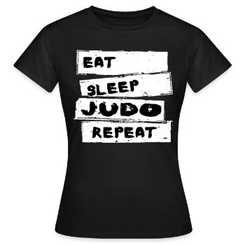 Judo - Judo Tshirt - Women's T-Shirt - black - Front - AI Model Female 172 dark (172cm)