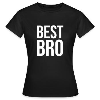 Meilleur Bro - T-shirt Femme - noir - Devant - AI Model Female 172 dark (172cm)