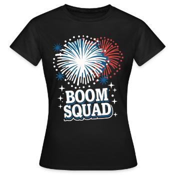 Pyrotechniker Feuerwerk Pyrotechnik - Frauen T-Shirt - Schwarz - Vorne - AI Model Female 172 dark (172cm)