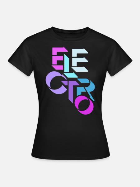 Electro Muisk, DJ, House Electro Charts - Women's T-Shirt - black