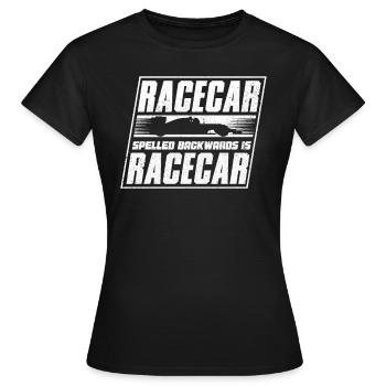 Voitures de course, courses, courses - T-shirt Femme - noir - Devant - AI Model Female 172 dark (172cm)