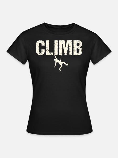 Escalade, escalade, escalade - T-shirt Femme - noir