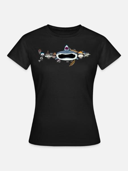 Requins, requins, requins - T-shirt Femme - noir